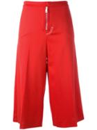 Brognano Printed Back Culottes, Women's, Size: 42, Red, Viscose/polyamide/spandex/elastane