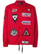 Ktz Multi Patched Jacket - Red