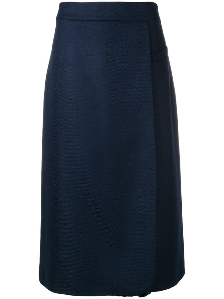 Golden Goose Deluxe Brand Full Fitted Skirt - Blue