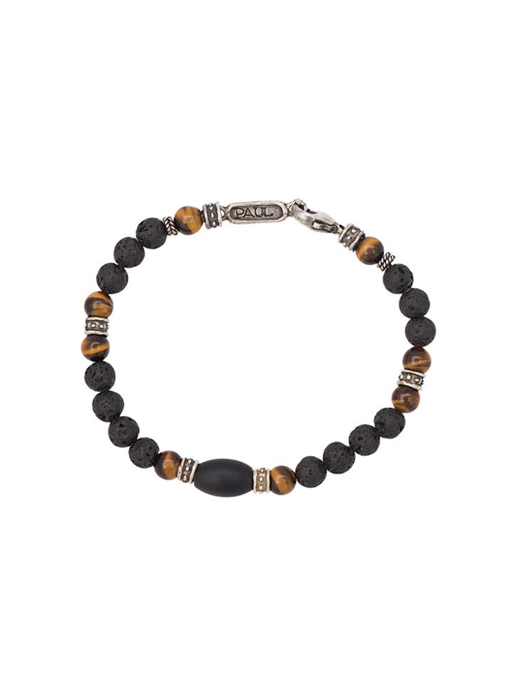 Roman Paul Beaded Bracelet - Black