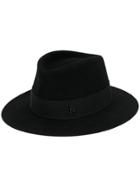 Maison Michel Andre Trilby Hat - Black