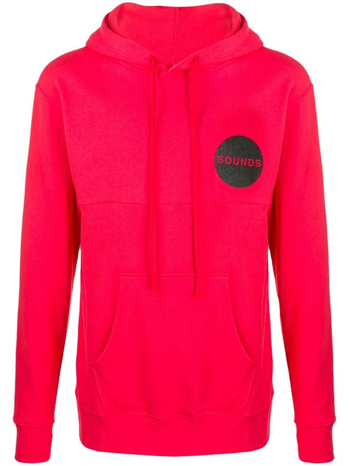Bmuet(te) Slogan Drawstring Hoodie - Red