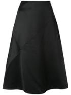 Nina Ricci Plain A-line Skirt - Black
