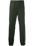 Prada Touch-strap Technical Trousers - Green