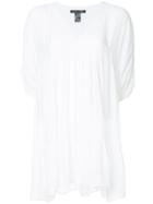 Smythe Tiered Tunic Top - White