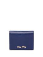 Miu Miu Lizard-print Wallet - Blue