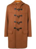 Bottega Veneta Cashmere Double Breasted Duffle Coat - Brown
