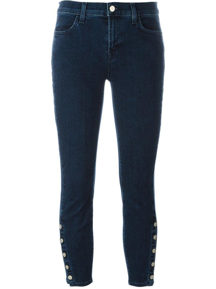 J Brand 'suvi' Cropped Jeans - Blue