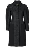 Etro Paisley Puff Sleeve Coat - Black