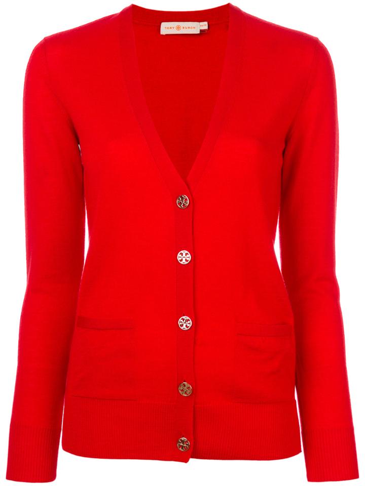 Tory Burch Madeline Cardigan - Red