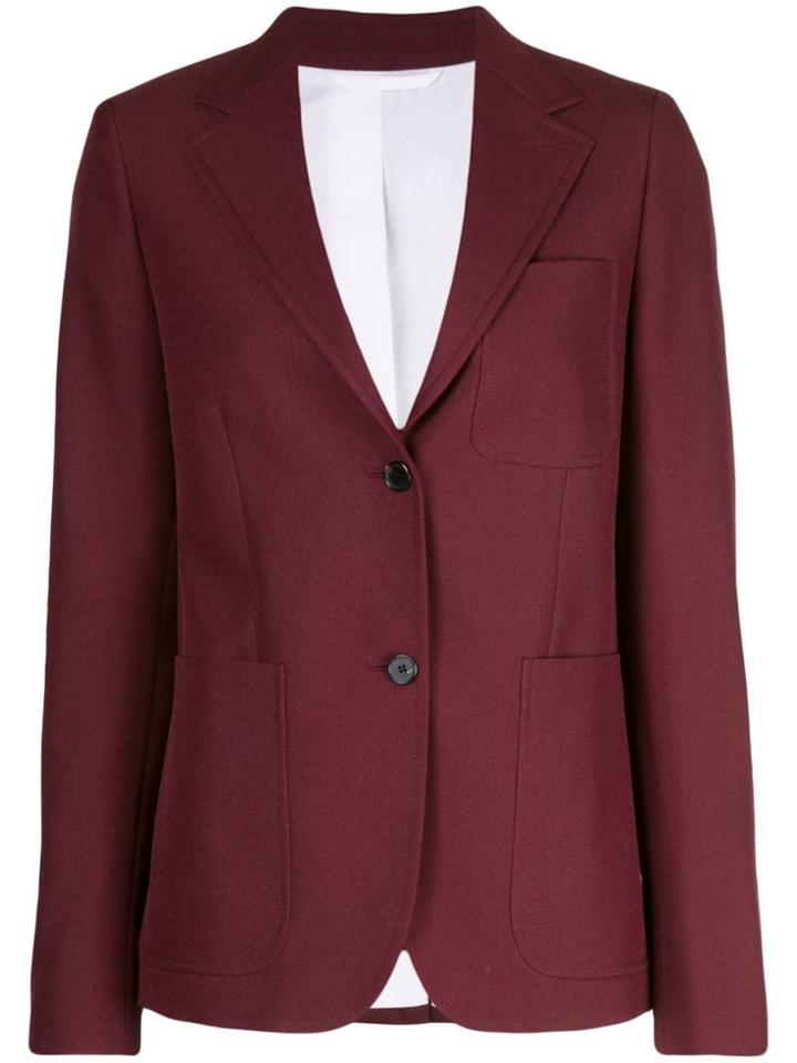 Calvin Klein Long Sleeved Blazer - Red
