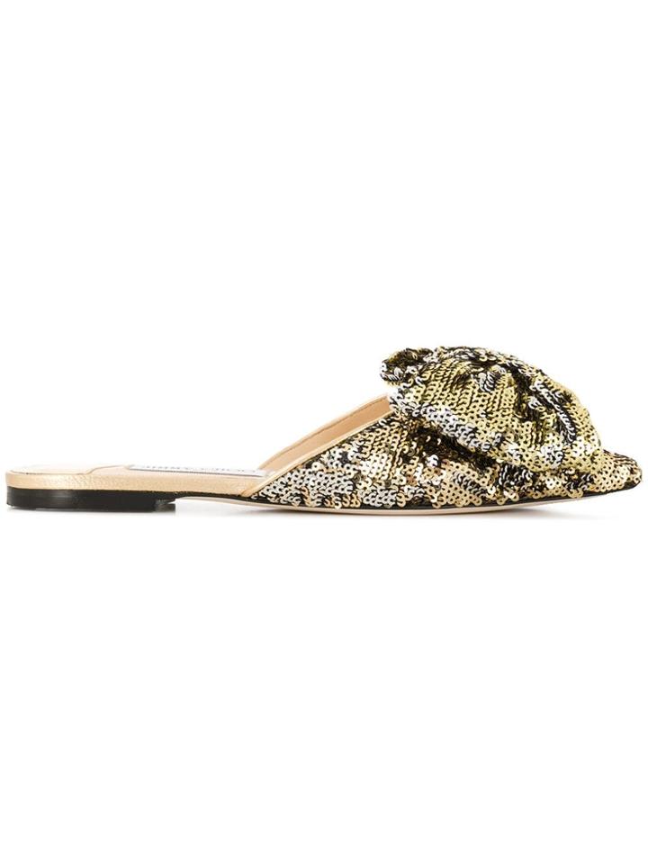 Jimmy Choo Georgina Mules - Gold