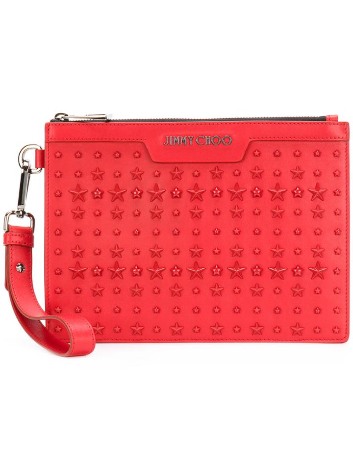 Jimmy Choo Derek Clutch - Red