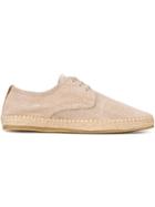 Brimarts Lace-up Shoes, Men's, Size: 43, Nude/neutrals, Rubber/leather/raffia