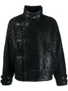 Isabel Marant Oversized Shearling Jacket - Black