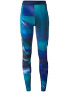 Y-3 Printed Leggings - Blue