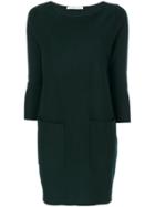 Harris Wharf London Patch Pocket Dress - Green