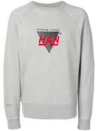 Han Kj0benhavn Logo Embroidered Crew Neck Sweatshirt - Grey
