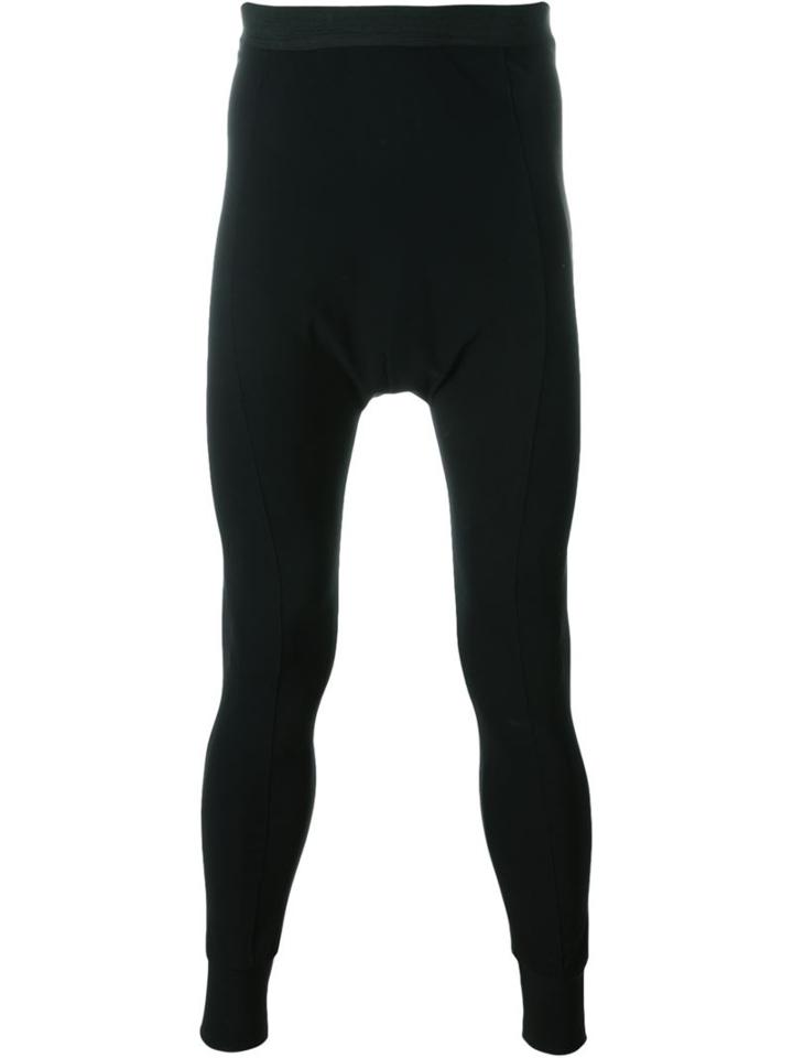 11 By Boris Bidjan Saberi Drop Crotch Leggings, Men's, Size: Xl, Black, Polyamide/spandex/elastane