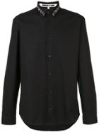 Mcq Alexander Mcqueen Embroidered Neck Shirt - Black