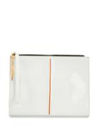 Marni Letter Chain Glossy Pouch - White