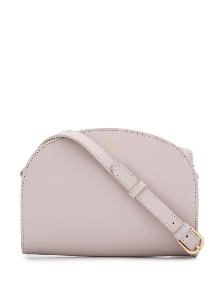 A.p.c. Demi Lune Crossbody Bag - Neutrals