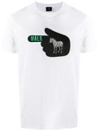 Ps Paul Smith Walk Print T-shirt - White