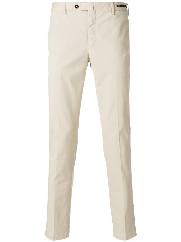 Pt01 Straight-leg Trousers - Nude & Neutrals