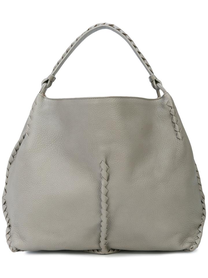 Bottega Veneta Butterfly Shoulder Bag - Grey