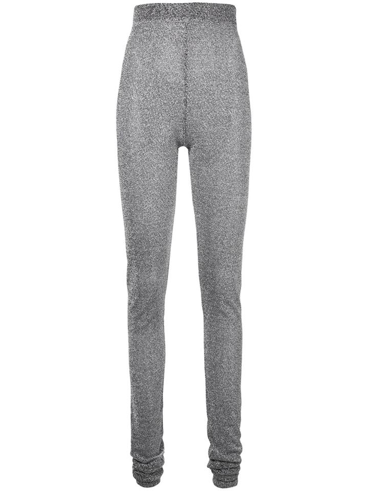 Philosophy Di Lorenzo Serafini Fitted Shiny Leggings - Metallic