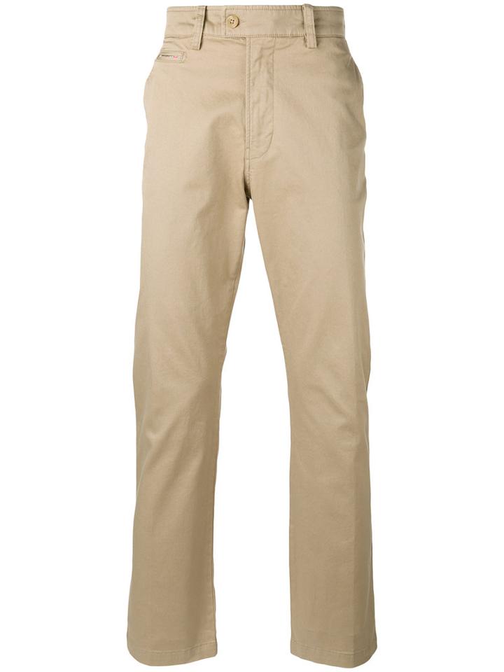 Diesel Chino Trousers, Men's, Size: 30, Nude/neutrals, Cotton/spandex/elastane