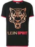Plein Sport Tiger Logo T-shirt - Black