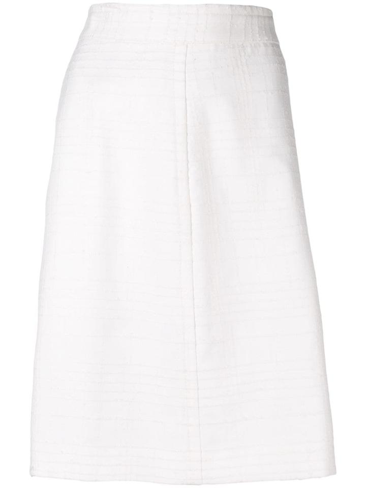 Bottega Veneta Check Stitched Skirt - Neutrals