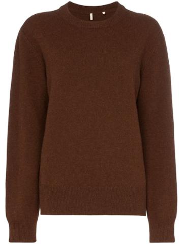 Sunflower Moon Knit Jumper - Brown