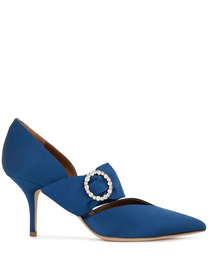 Malone Souliers Maite Buckled Pumps - Blue