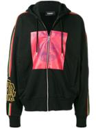Diesel Print Hooded Jacket - Black