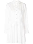 Miu Miu Cut-out Embellished Short Dress - White