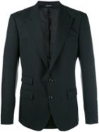 Dolce & Gabbana Classic Blazer, Men's, Size: 50, Black, Viscose/virgin Wool