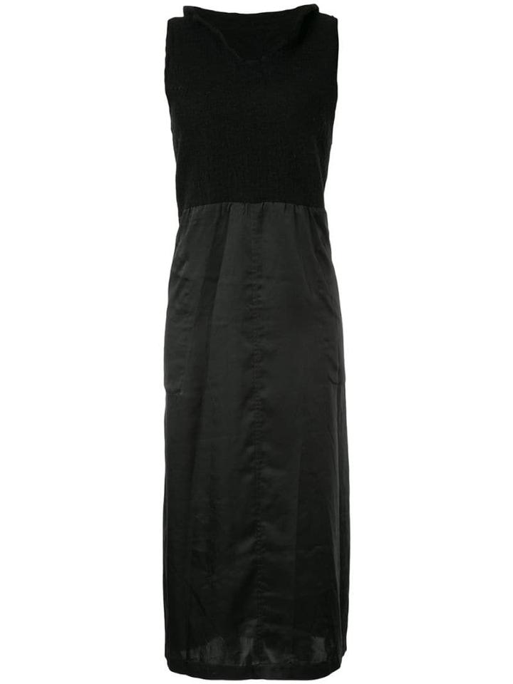 Comme Des Garçons Pre-owned Knitted Panel Dress - Black