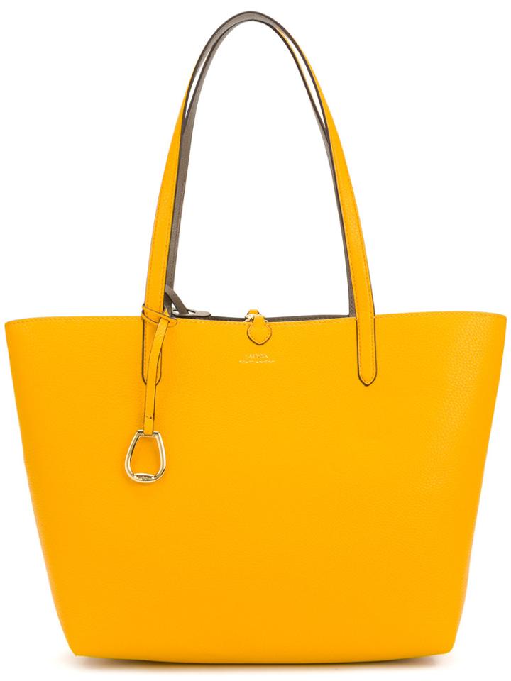 Lauren Ralph Lauren Shopper Tote Bag - Yellow & Orange