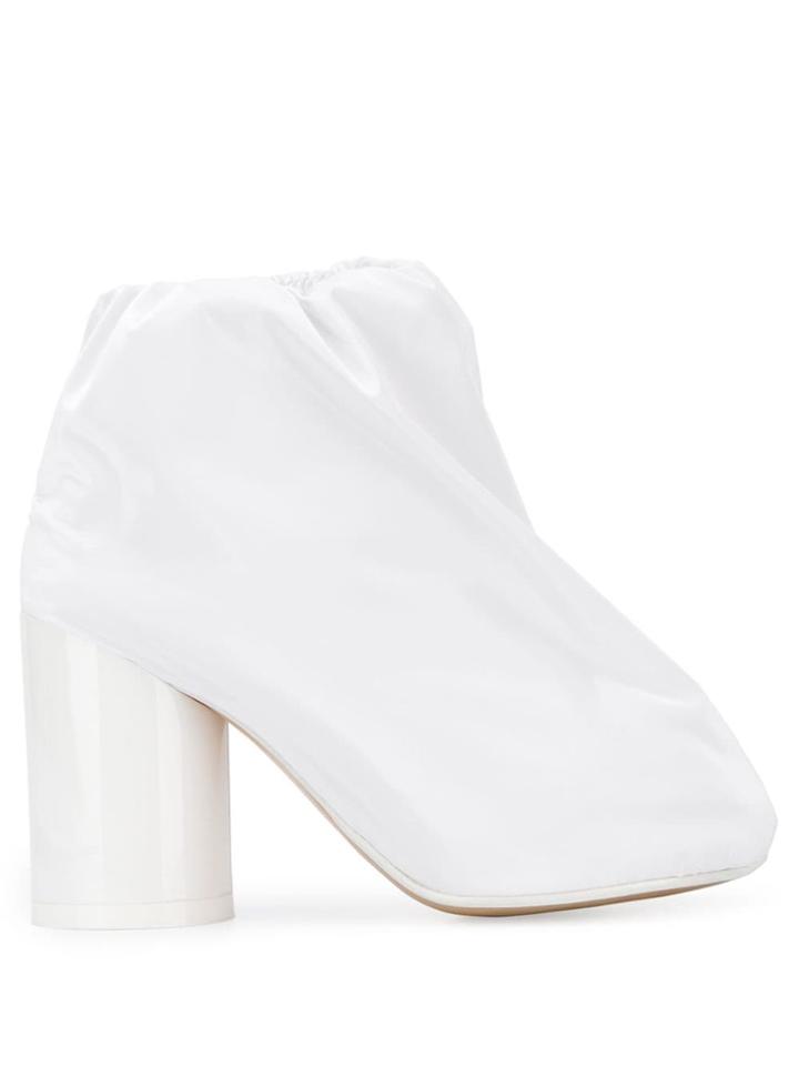 Mm6 Maison Margiela Covered Ankle Boots - White