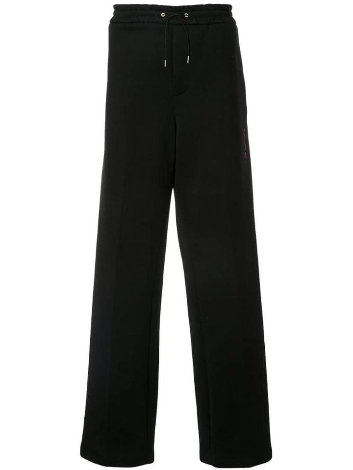 Oamc Drawstring Wide Trousers - Black