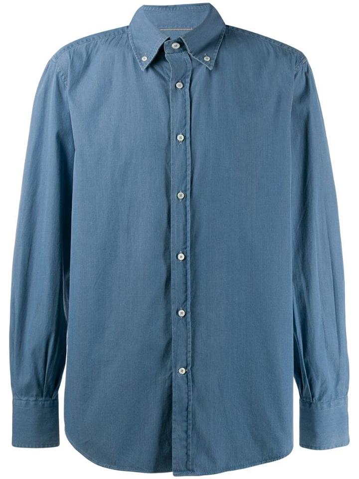Brunello Cucinelli Oxford Shirt - Blue