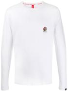 Raeburn Embroidered Logo Longsleeved T-shirt - White