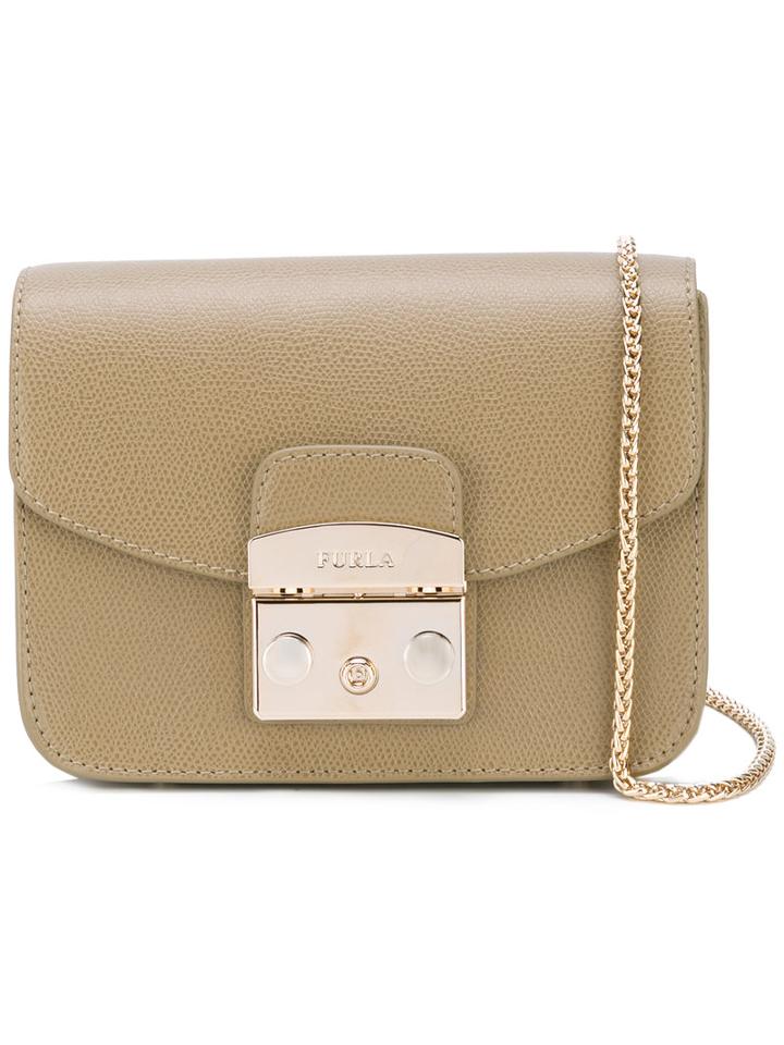 Furla - Metropolis Shoulder Bag - Women - Leather - One Size, Green, Leather