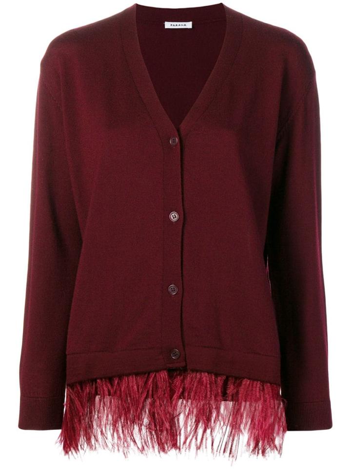 P.a.r.o.s.h. Feathered Cardigan
