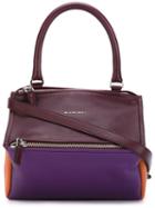 Givenchy - Small Pandora Tote - Women - Cotton/leather - One Size, Pink/purple, Cotton/leather
