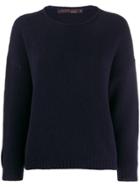 Incentive! Cashmere Relaxed Jumper - Blue