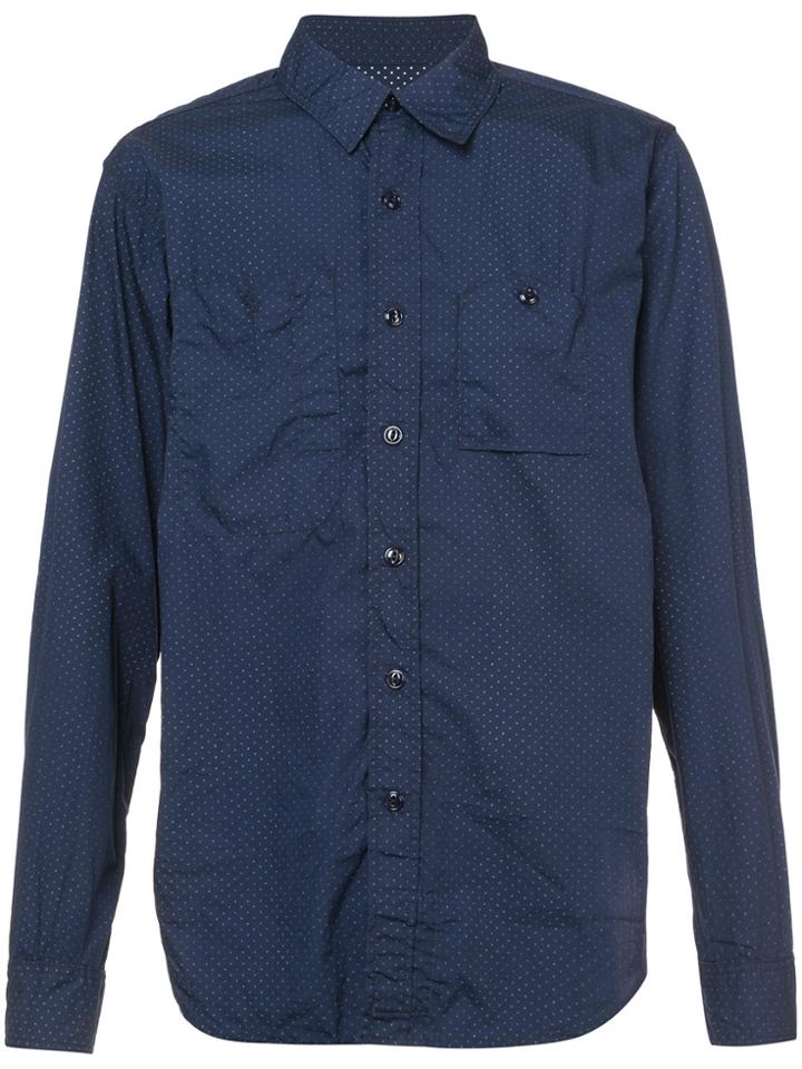 Engineered Garments Polka Dotted Shirt - Blue