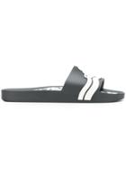 Vivienne Westwood Anglomania Logo Flip Flops - Black